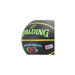 BALON SPALDING BASQUETBOL ROOKIE GEAR 5 NEG/VDE