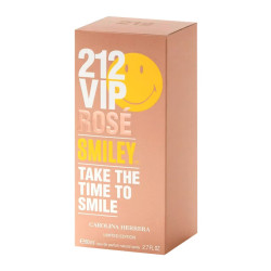 PERFUME CAROLINA HERRERA 212 VIP ROSE SMILEY 80ML EDP